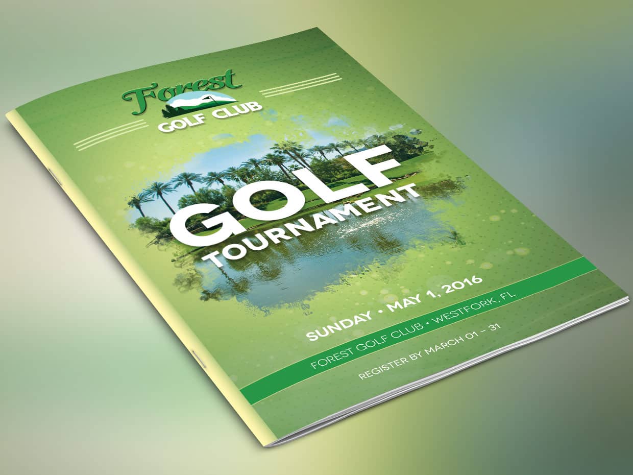 Golf Brochure Template