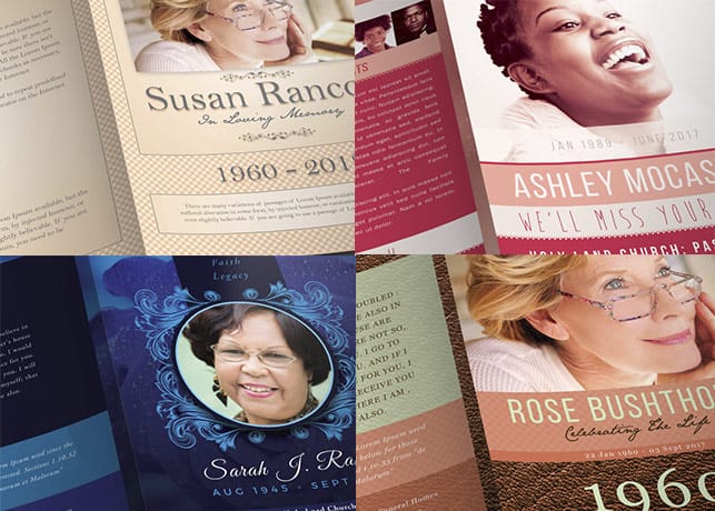 Printable Obituary Templates
