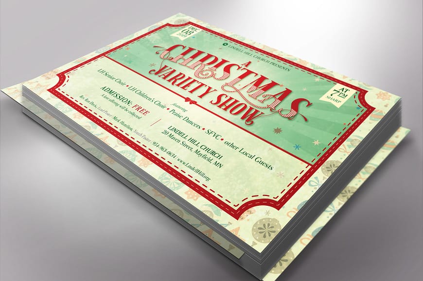 Christmas Show Flyer