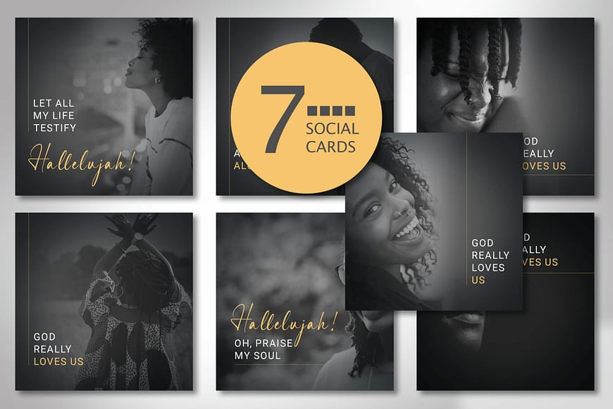 God Really Loves Us - Social Media Card